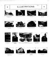 Congregational Church, Benzonia Street, Ann Arbor RR Station, Lamb, Sheriffs Res, Burtker, Schenburn, Benzie County 1915 Microfilm